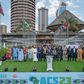 President William Ruto, at podium, flanked by African leaders at the Africa Climate Summit in Nairobi, September 6, 2023. Photo credits: Simon Maina, AFP
