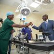 President William Ruto greeting a staff at the Kerugoya Level 5 Hospital on June 13,2023
