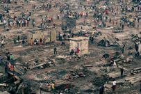 Aftermath of Toi Market fire