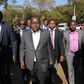 Former Interior CS Fred Matiang'i at the DCI headquarters Photo/Courtesy