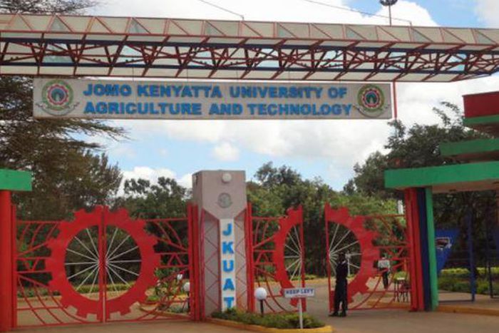 File image of the JKUAT main gate. A student at the institution is reported to have died by suicide on Saturday, March 30 2024