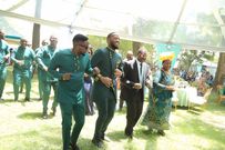 Moses Wetangula’s son Alvin weds fiancé Naisula Leteipan  in glamorous ceremony [Photos]