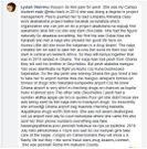 Lydiah Wairimu’s post on Peninah Lema Munyithya popularly known as Pesh’s plight