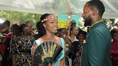 Moses Wetangula’s son Alvin weds fiancé Naisula Leteipan  in glamorous ceremony [Photos]