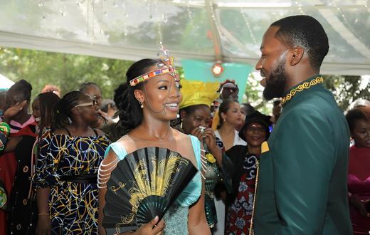 Moses Wetangula’s son Alvin weds fiancé Naisula Leteipan  in glamorous ceremony [Photos]