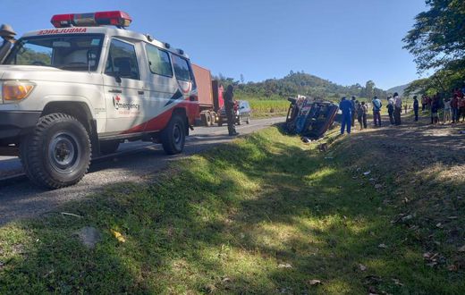Red Cross Society at Muhoroni-Kericho Road where an accident happened