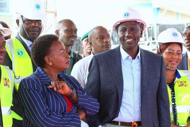 President William Ruto during the commissioning of the Sh27 Billion Mavoko Water Supply Project in Machakos County on April 14, 2023