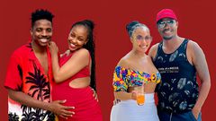From left: Eric Omondi & Lynne, Kennedy Rapudo & Amber Ray