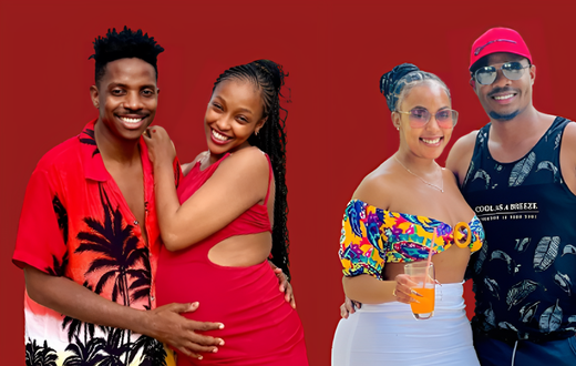 From left: Eric Omondi & Lynne, Kennedy Rapudo & Amber Ray