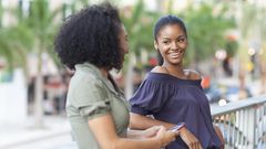 Women chatting [Credit: Black New Zone]