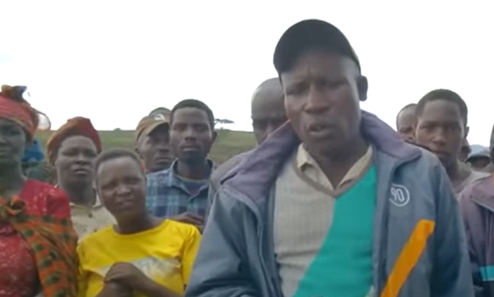 Bernard Korir a squatter in Naivasha