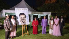 Pastor Dorcas Rigathi with other dignitaries at State House in Uganda