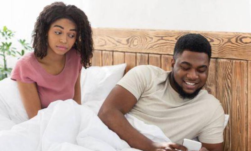 Couple in bed