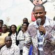 Embakasi East MP Babu Owino during a visit to Kihiumbuini Primary School in Westlands on July 14, 2023