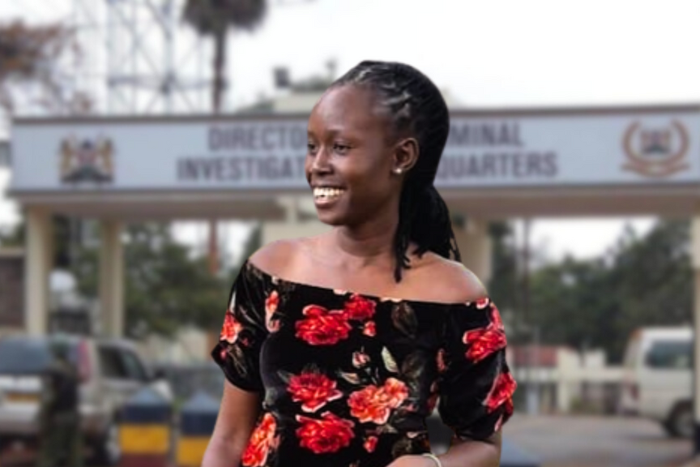 Kenyatta University student, June Jerop