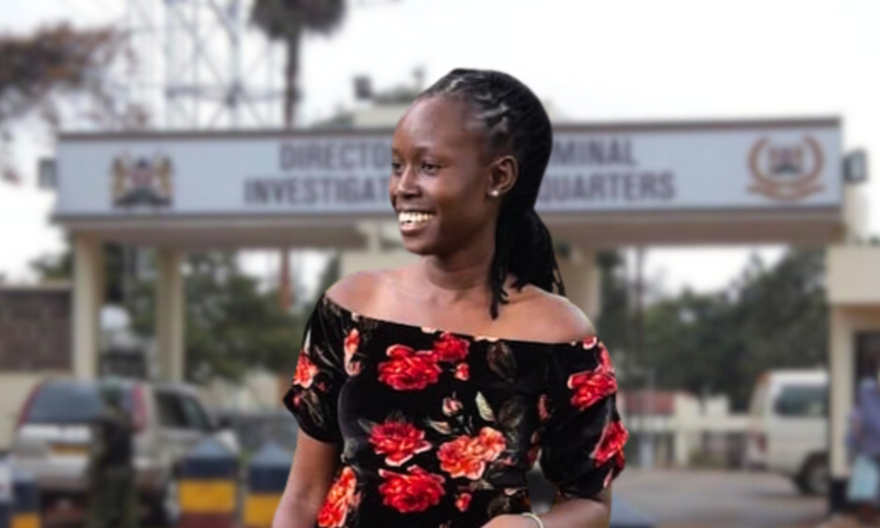 Kenyatta University student, June Jerop