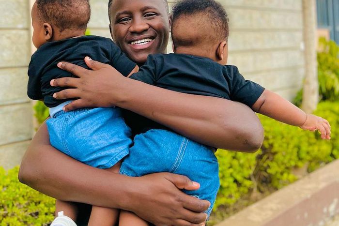 Content creator Nicholas Kioko and his family