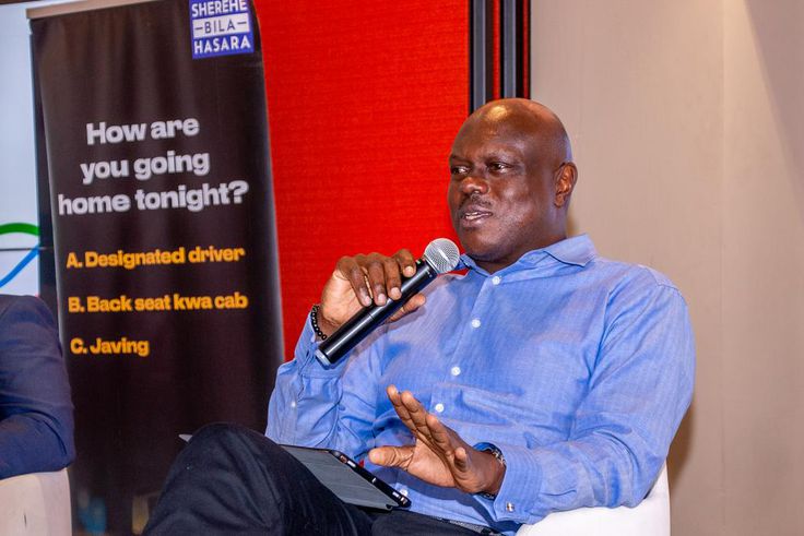 KBL MD Marc Ochiti during EABL media day. He briefed on the effects of high taxation and inflation of the dollar and high import prices on consumers and collection of excise duty by government.