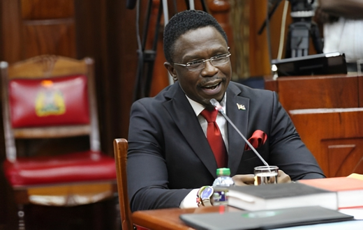 Sports CS Ababu Namwamba during his vetting in the National Assembly on October 21, 2022