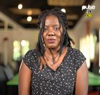CGTN journalist Sharon Barang'a during an interview at Pulse Kenya