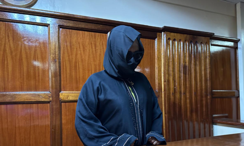 Faith Mwikali in court