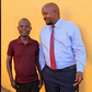 Leonard Omusula (left) and MP Tindi Mwale