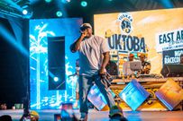 Khaligraph Jones was one of the headlining acts at the Tusker OktobaFest Kisumu, delivering a signatureelectrifying performance.