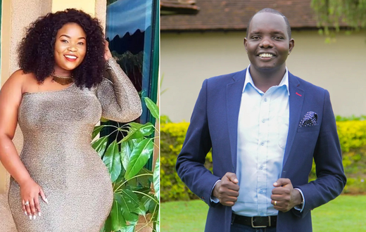 Nzula Makosi [left] and Anthony Ndiema [Photo: Instagram]