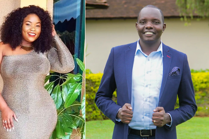 Nzula Makosi [left] and Anthony Ndiema [Photo: Instagram]