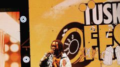 Wakadinali on stage during the Tusker Fest event in Meru