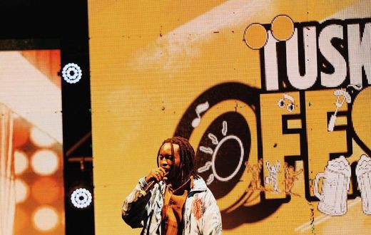 Wakadinali on stage during the Tusker Fest event in Meru