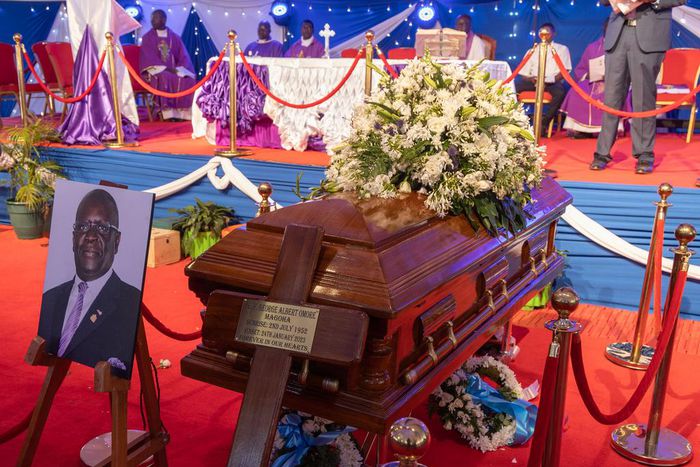 Magoha's casket