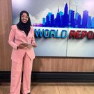 Fathiya Mohamed Nur at KTN studio