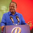 Azimio leader Raila Odinga during a press briefing in Nairobi on December 6, 2023