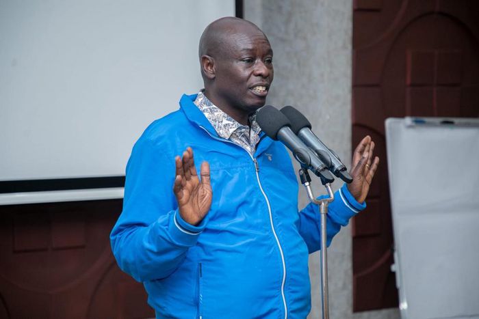 Deputy President Rigathi Gachagua meeting MCAs, senators, investigative agencies, prosecutors, legal drafters, NACADA, KEBS, and Anti-Counterfeit Agency in Nakuru county on May 4, 2023