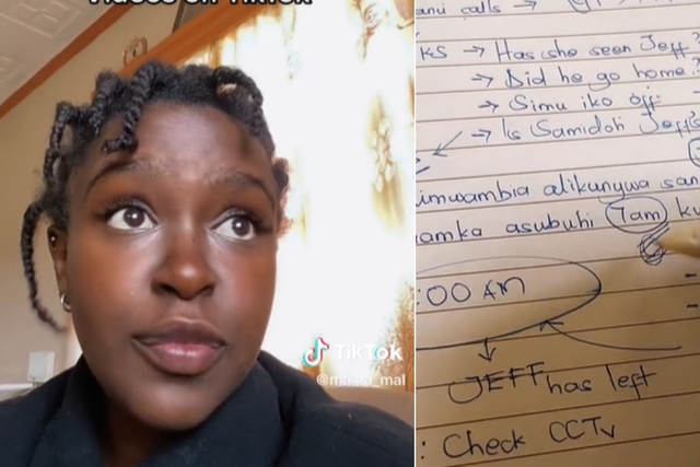 Kare Maina, the lady who gave an analysis of Jeff's death on Tik Tok