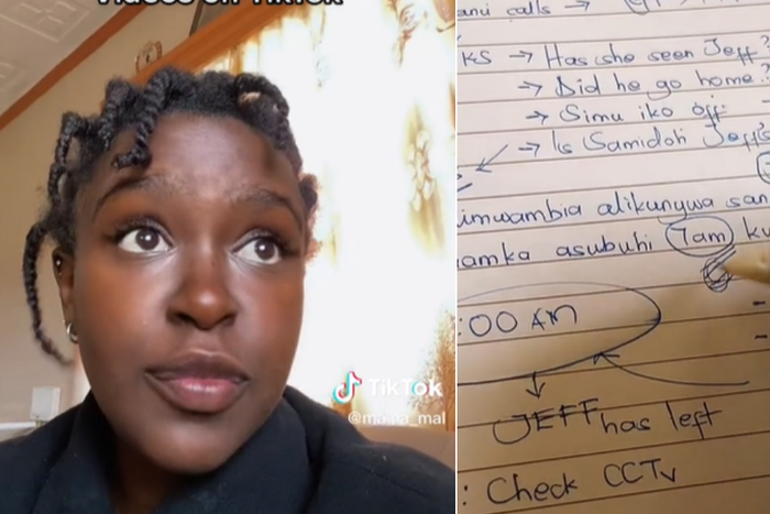 Kare Maina, the lady who gave an analysis of Jeff's death on Tik Tok