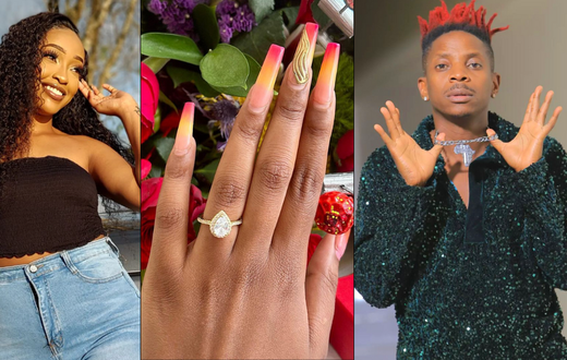 Model Lynne and her fiance Eric Omondi