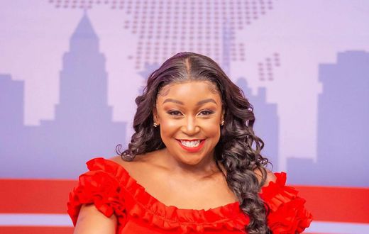 Betty Kyallo at TV47 studio