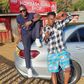 Comedians Oga Obinna and 2mbili