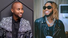 From left: Nick Mutuma & Diamond Platnumz