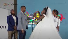 Nicholas and Judith during their wedding at KICC, Nairobi on June 30, 2023