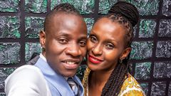 Guardian Angel with his wife Esther Musila