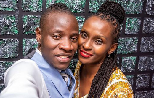 Guardian Angel with his wife Esther Musila