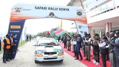 President William Ruto enjoys thrill of the WRC Safari Rally 2023 in Naivasha on June 21, 2023