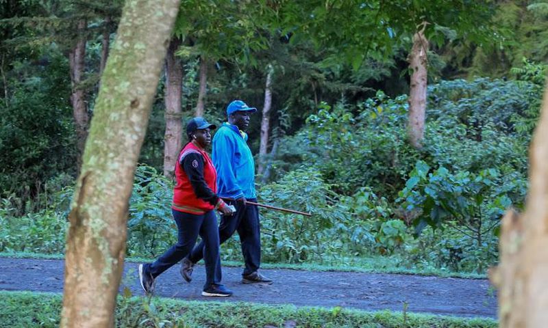 DP Gachagua takes wife, Pastor Dorcas on a hike across Mount Kenya Forest