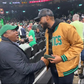 President Uhuru Kenyatta was seen at a Boston Celtics game,