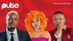 #PulseHotAndFresh: (From left) Willy Paul, Maua Sama & Otile Brown