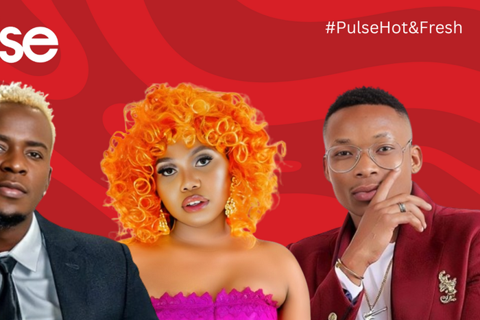 #PulseHotAndFresh: (From left) Willy Paul, Maua Sama & Otile Brown