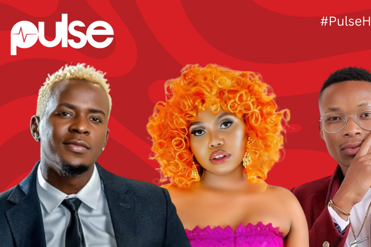 #PulseHotAndFresh: (From left) Willy Paul, Maua Sama & Otile Brown